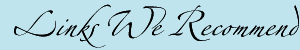 Links We Recommend